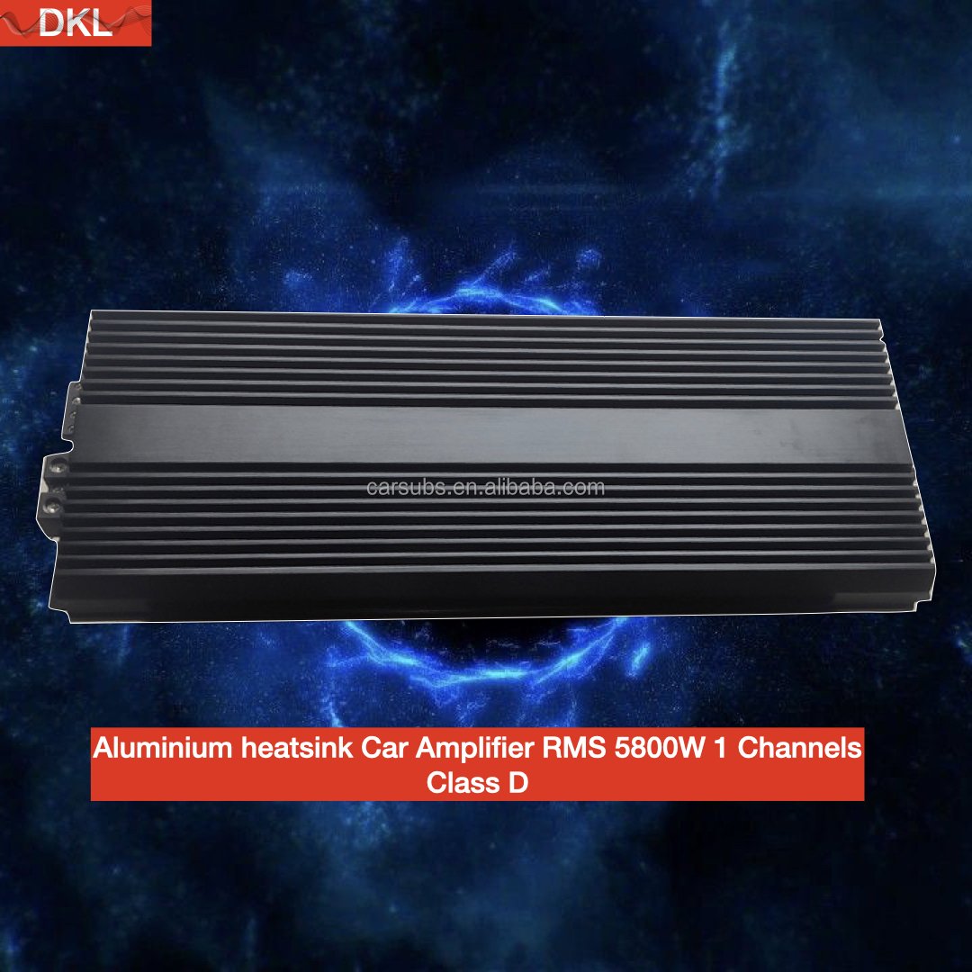 Korea Style Car Subwoofer Amplifier RMS 5000W Class D Max 1 Ohm Peak 10000W SPL Strong Bass Monoblock Car Amplifier